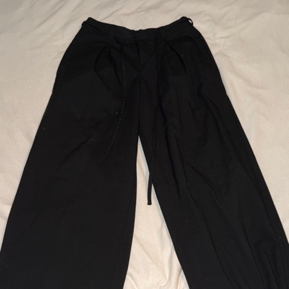Black wide leg Trousers